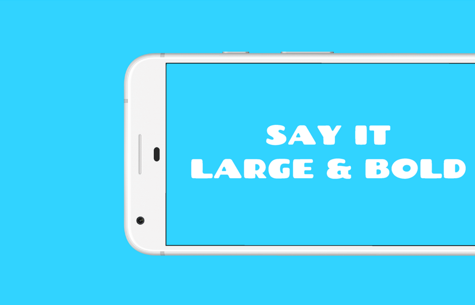 Large Text for Android gallery image