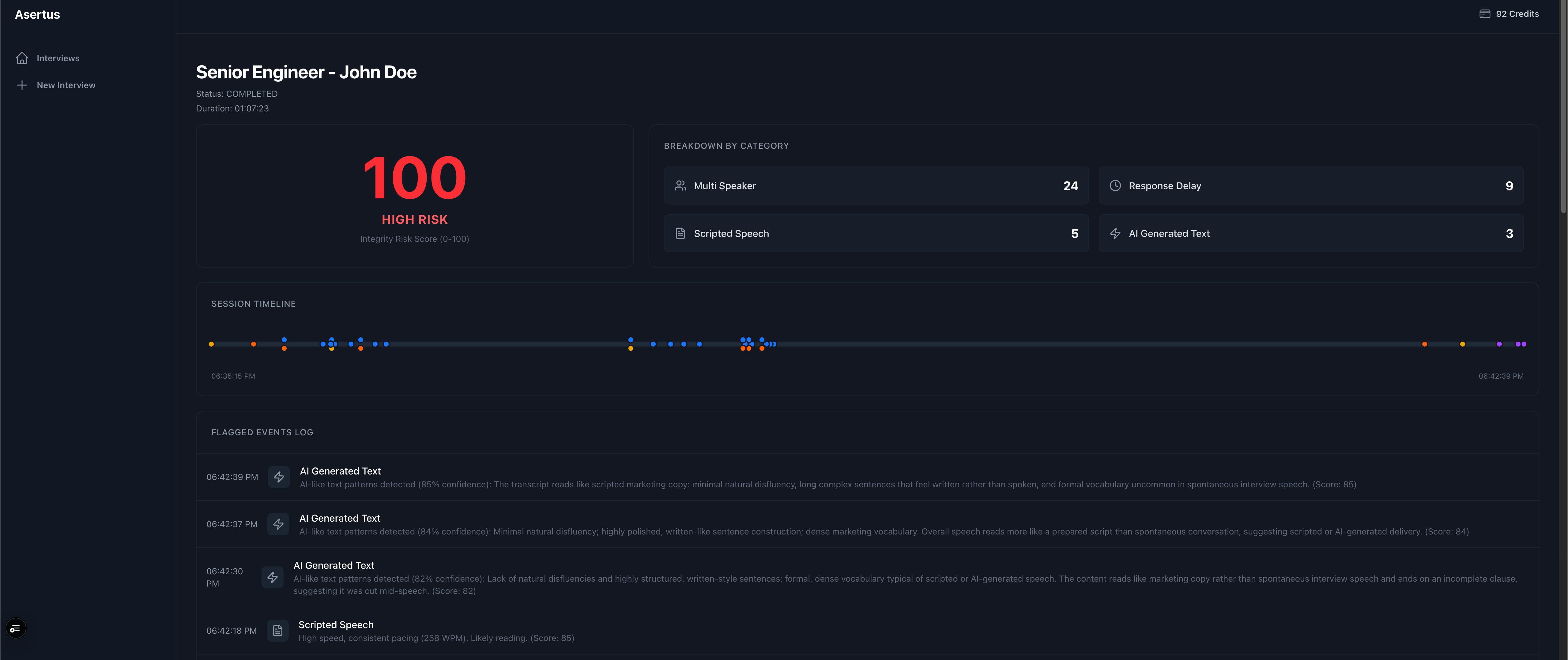 Asertus - Screenshot 2 showing product features and functionality