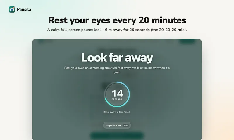 Pausita screenshot 2