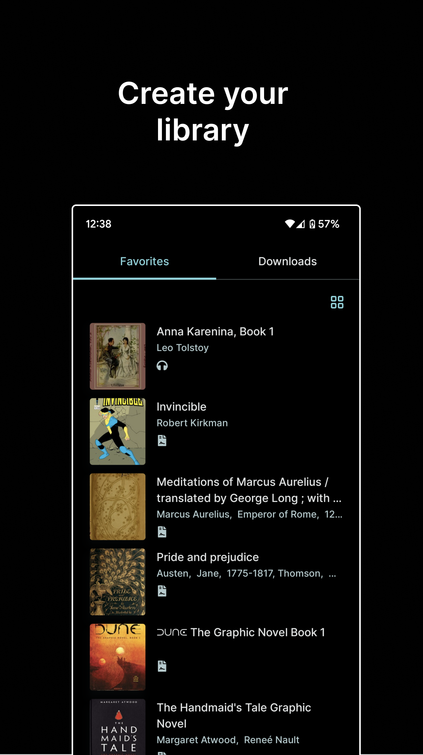 Mídia 3 de Kafka para o Internet Archive - Um cliente Android para o Internet Archive