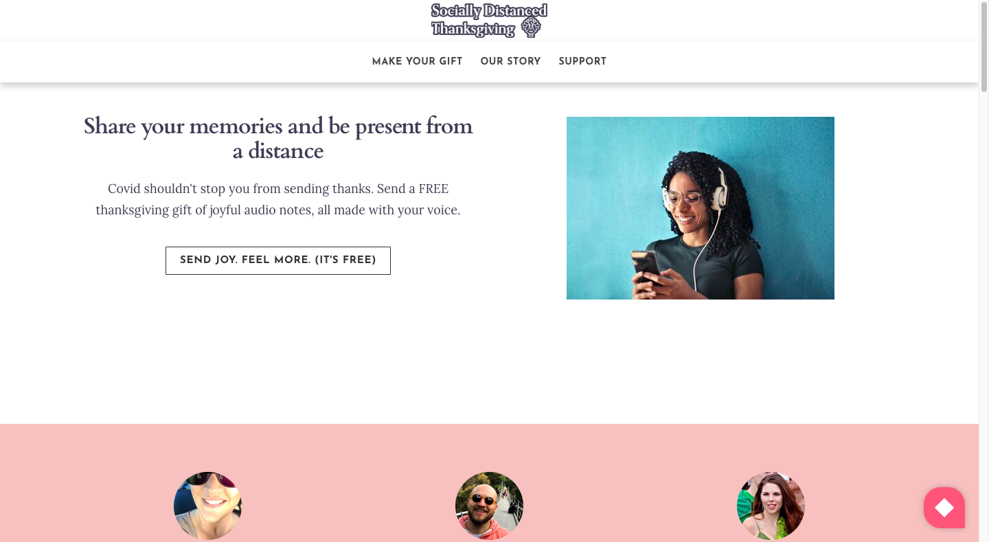 Socially Distanced Thanksgiving gallery image