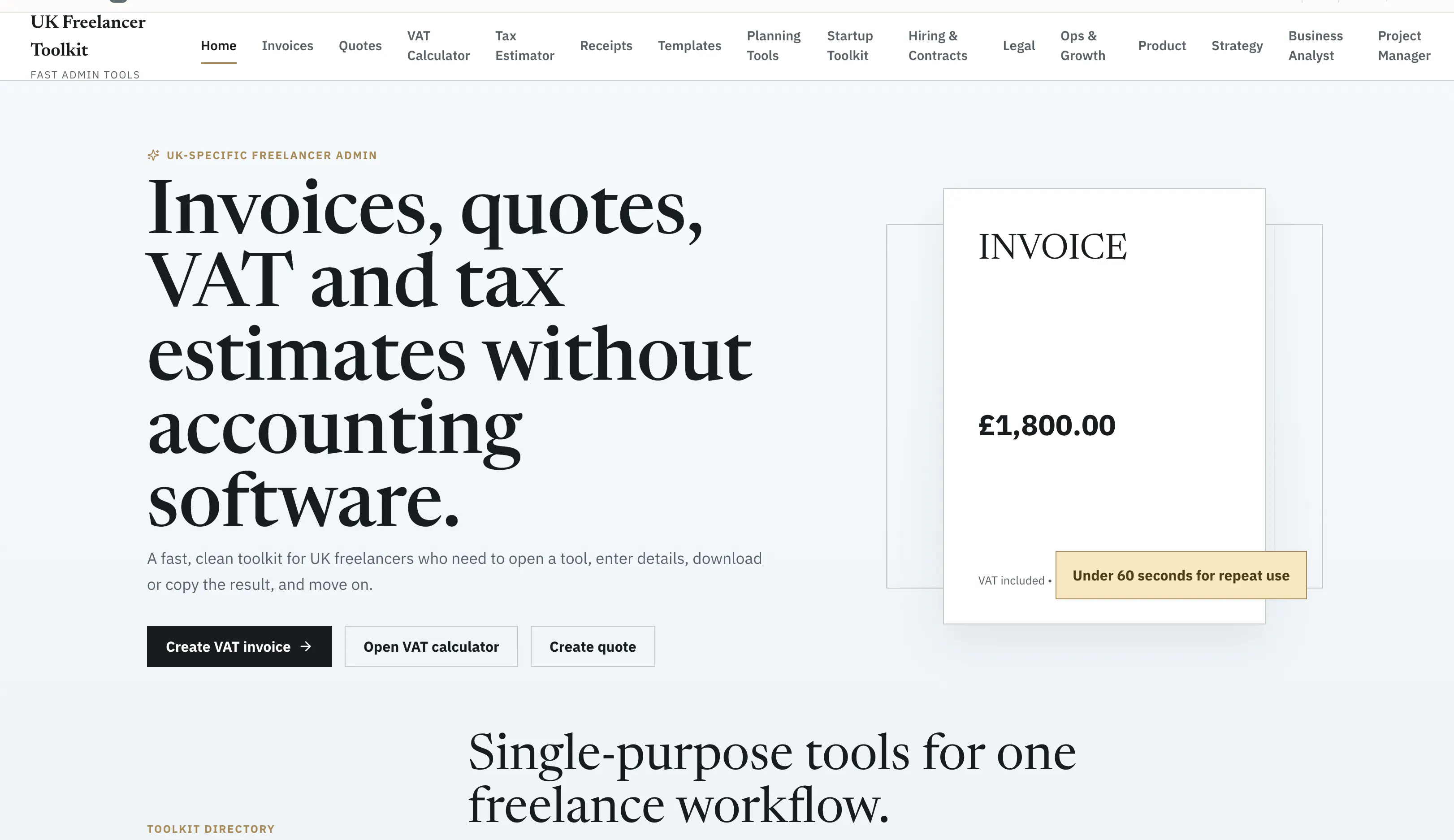 UK Freelancer Toolkit