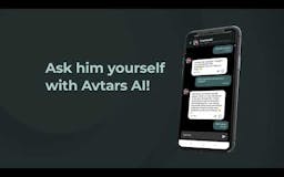 Talk with AI Celebrity: Avtars media 2
