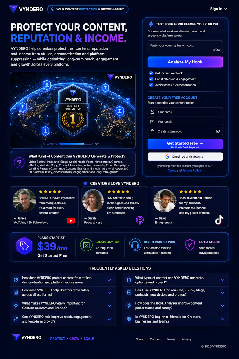 VYNDERO screenshot 4