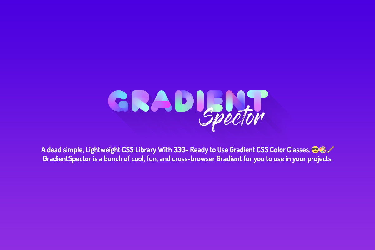 GradientSpector - Gradient CSS Library gallery image