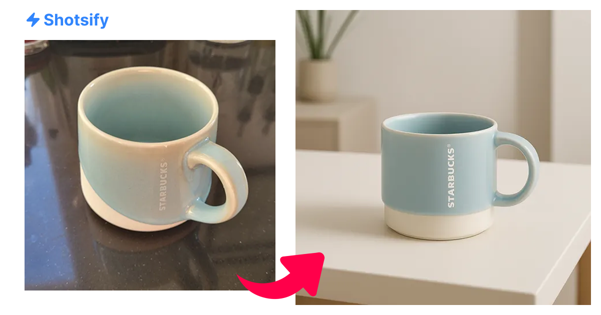 Mídia 1 de Shotsify - AI Photo Enhancer - Aprimoramento da foto do produto da IA