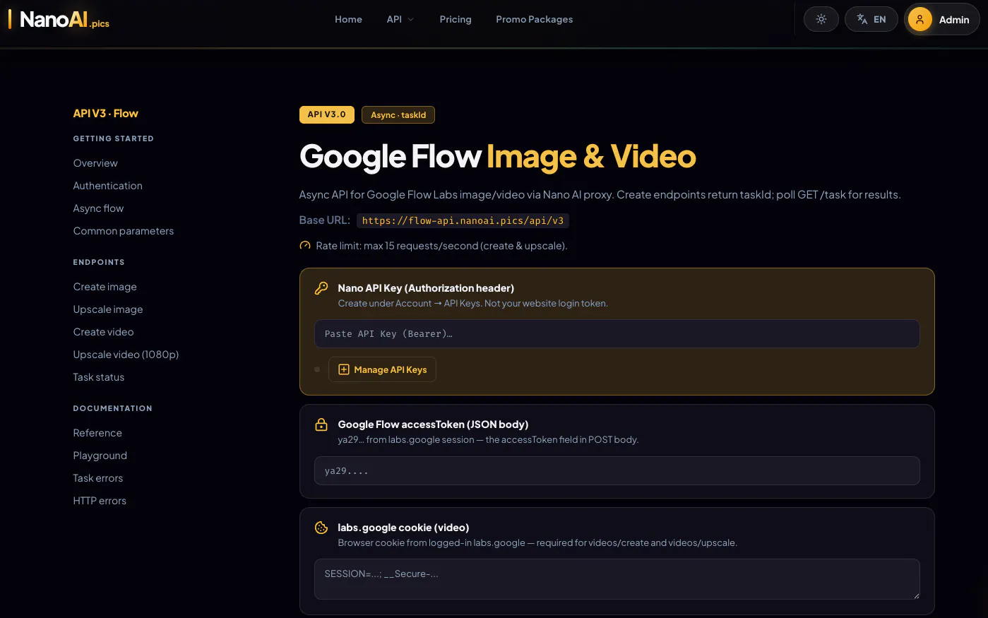 Nano Flow API gallery image