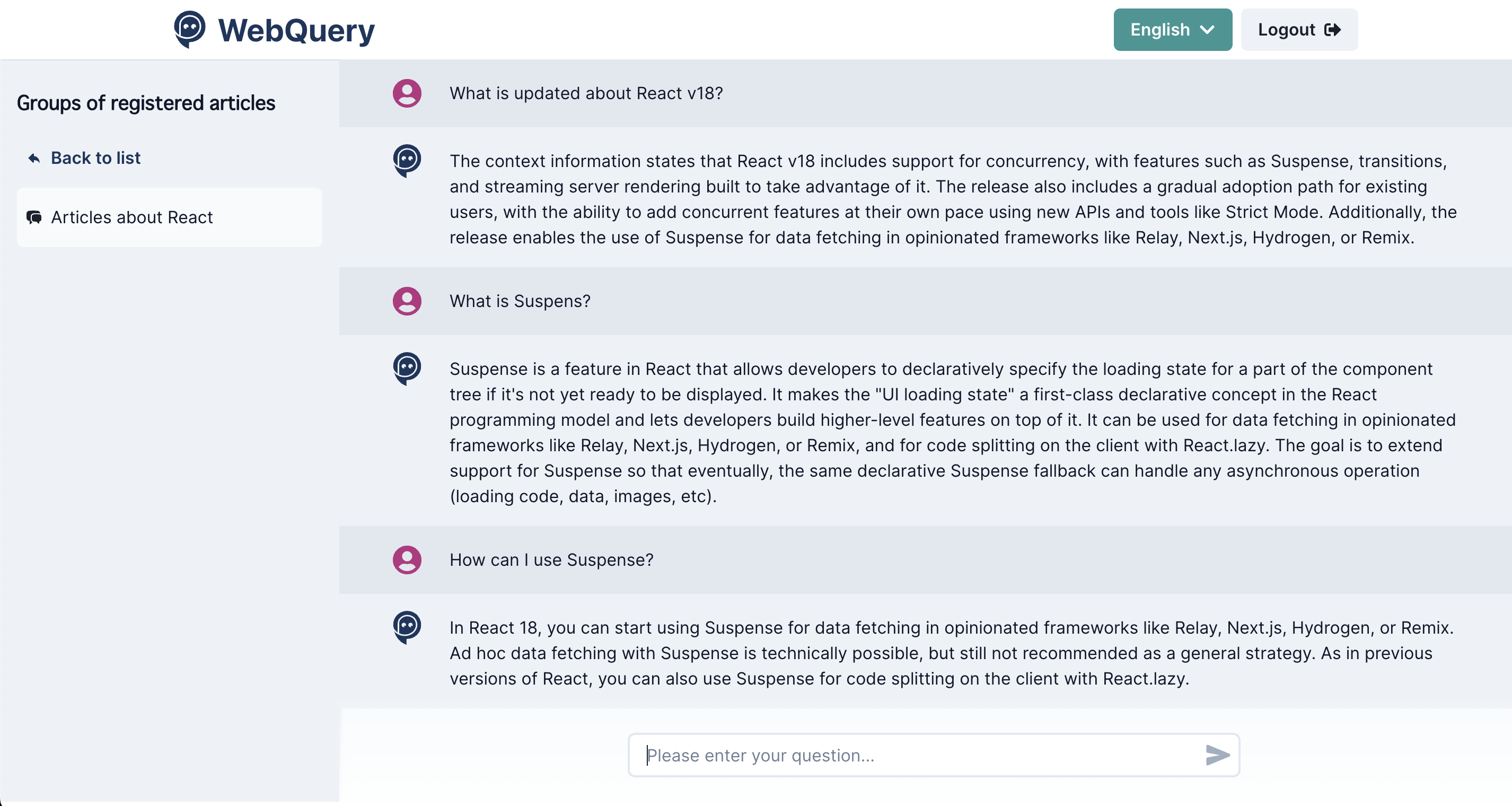 AI-Powered Web Exploration - WebQuery gallery image
