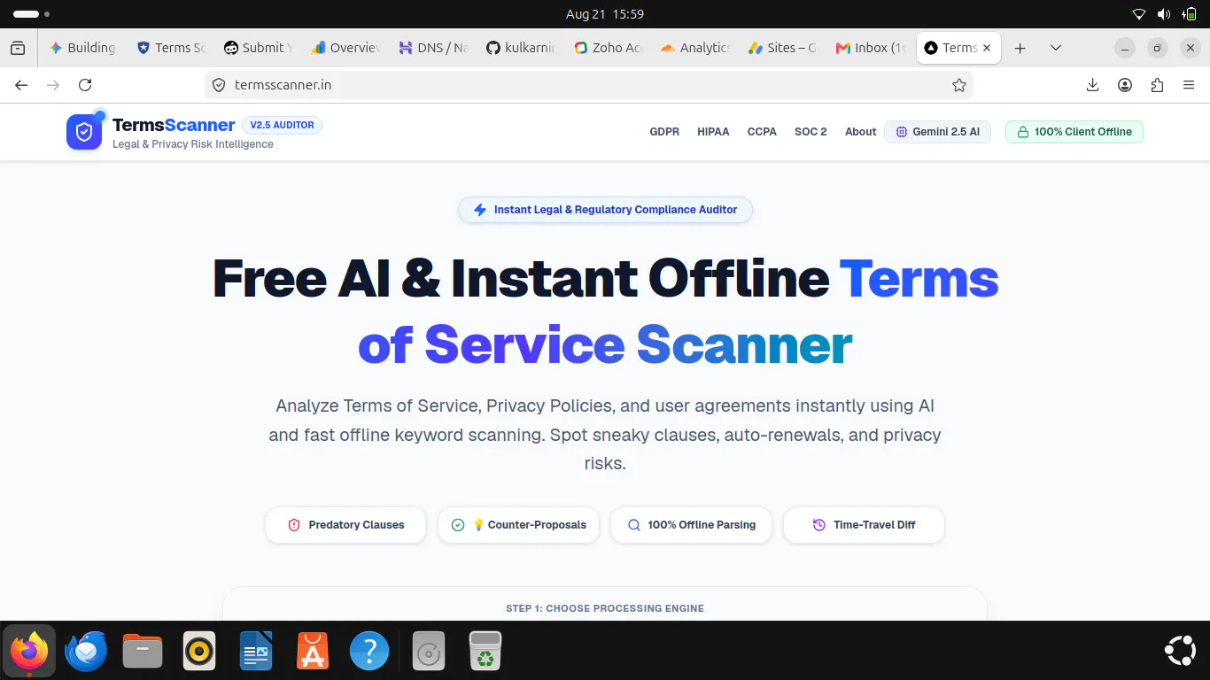 Terms Scanner logo