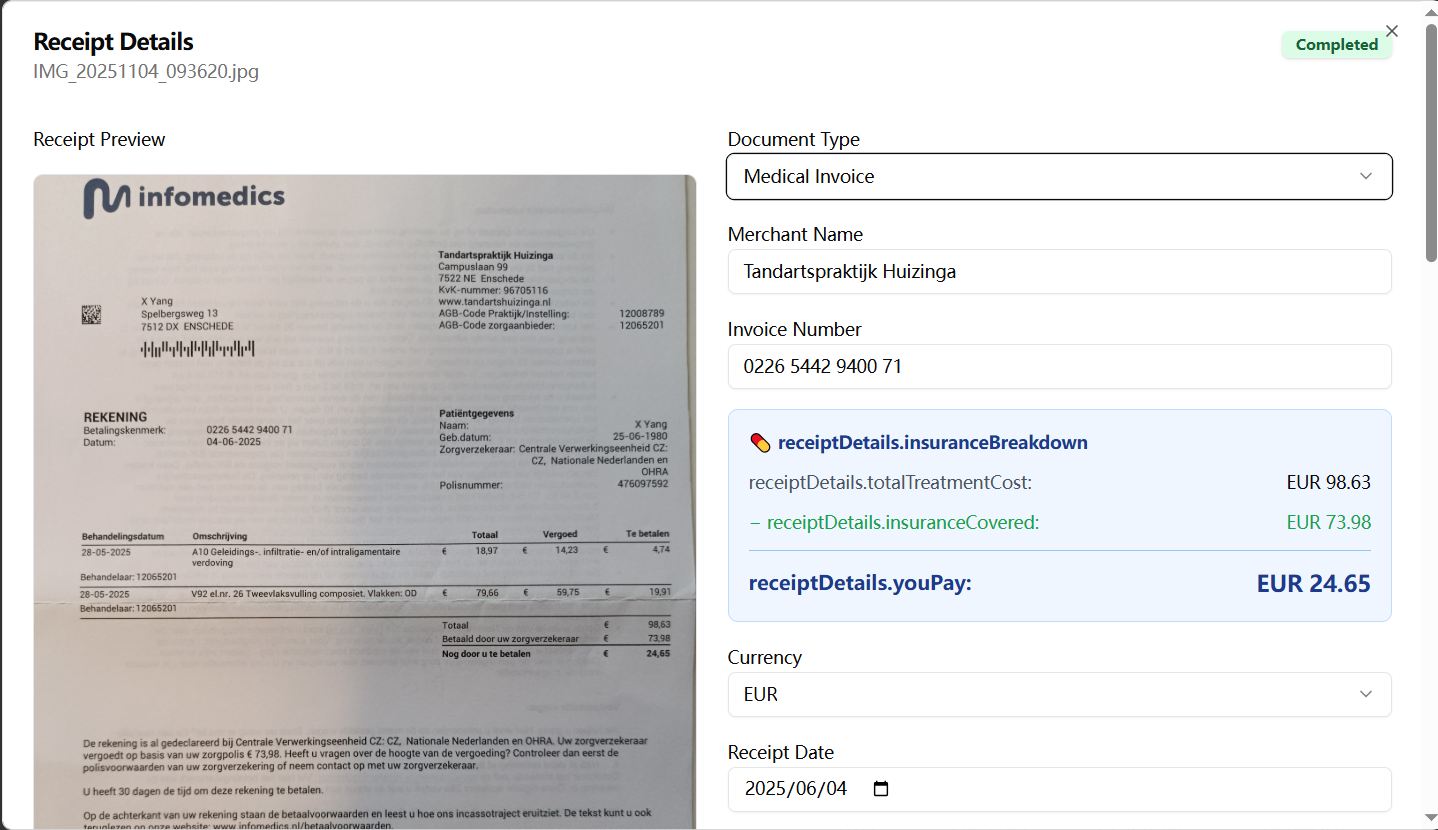 ReceiptSort gallery image