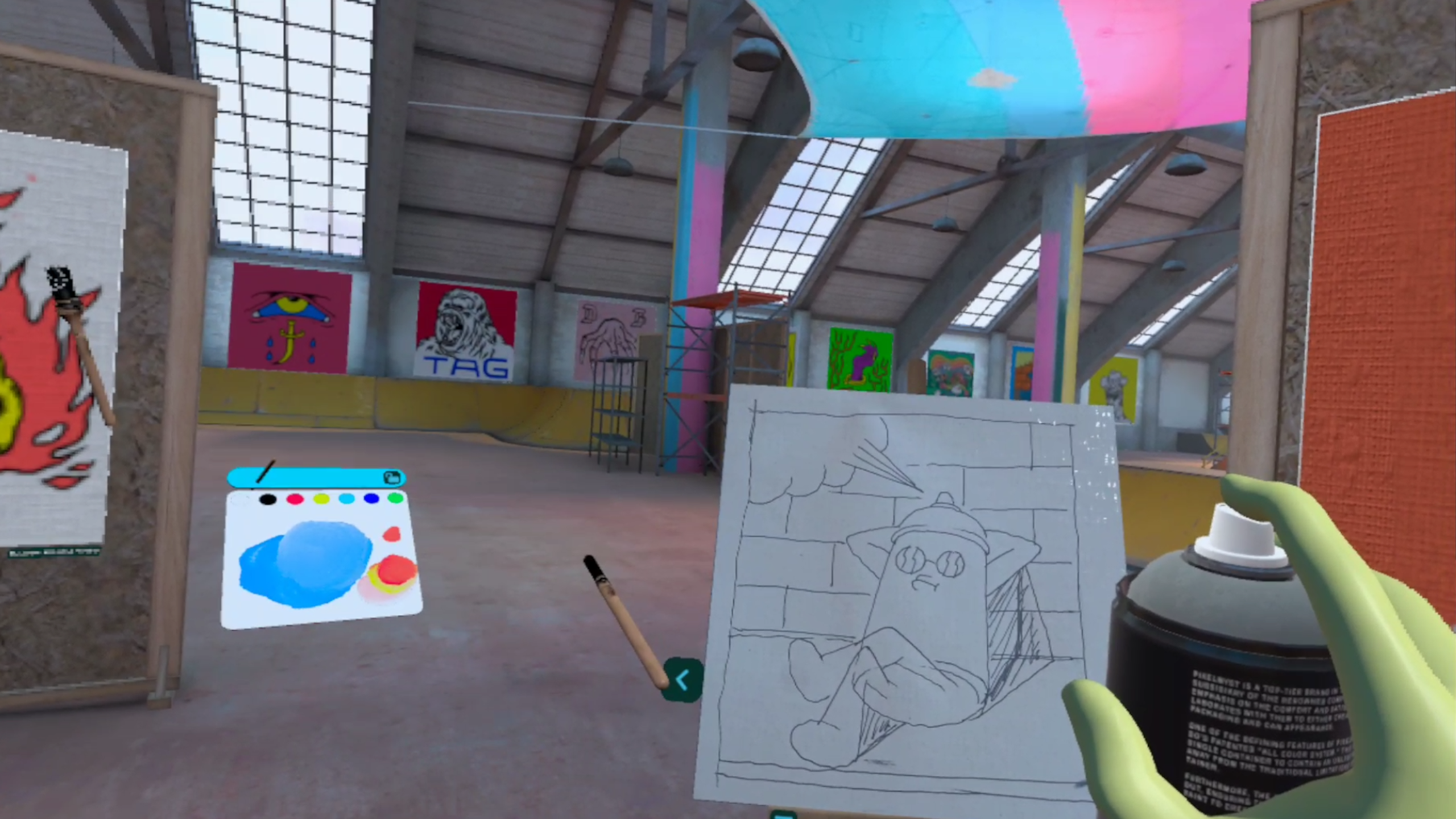 Mídia 7 de Pintura vr