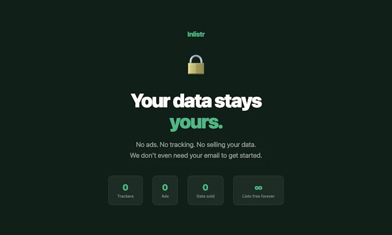 Inlistr screenshot 4