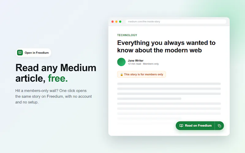 Freedium gallery image