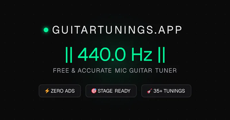 GUITARTUNINGS screenshot 1