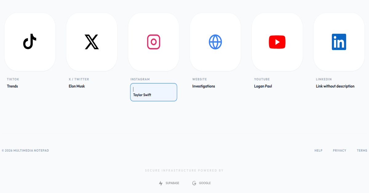Multimedia Notepad gallery image