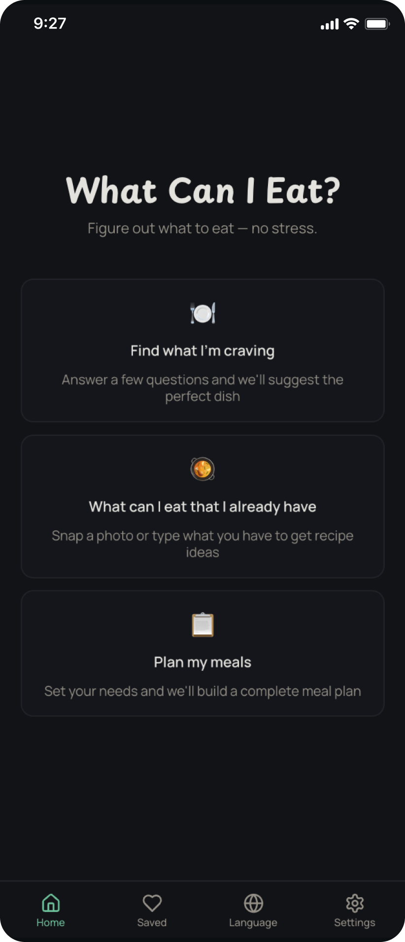 What Can I Eat? — Food Recommendations gallery image