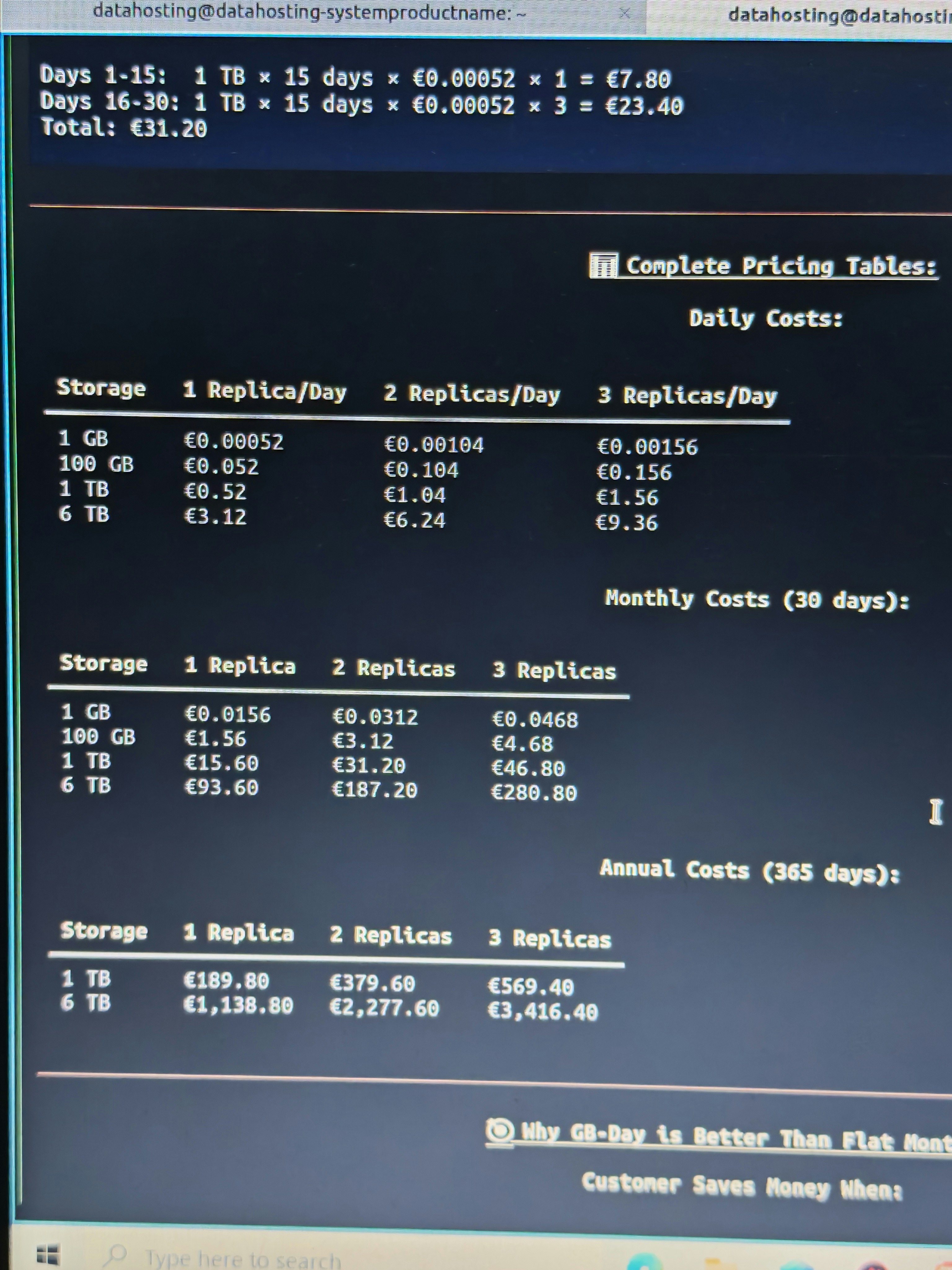 DataHosting.Company ipfs kubo cluster - Screenshot 2 showing product features and functionality