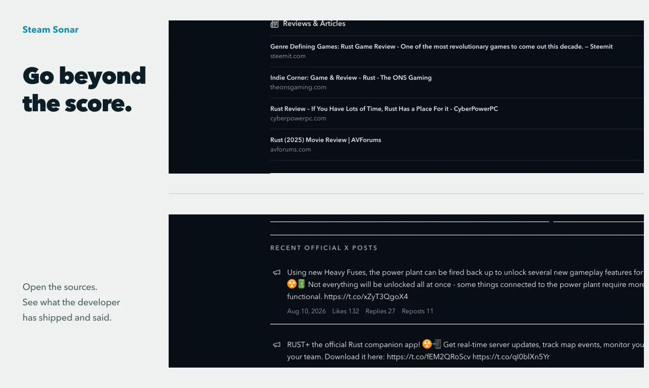 Steam Sonar gallery image