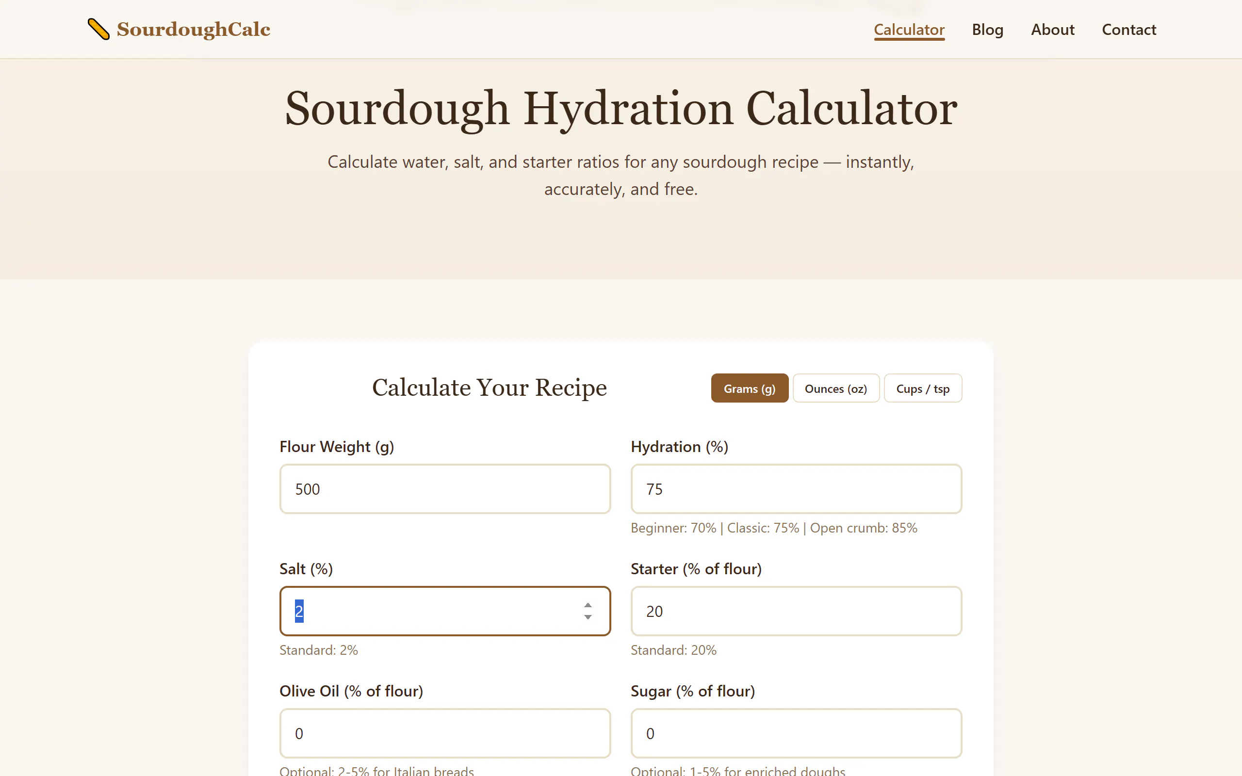 SourdoughCalc gallery image