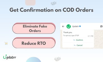 Updatrr WhatsApp Automation for Shopify gallery image