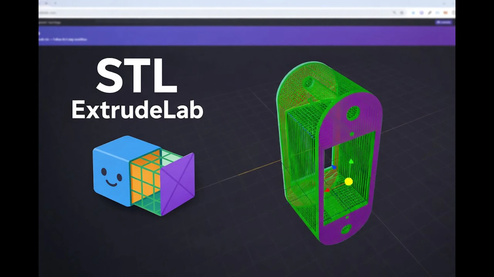 STL ExtrudeLab screenshot 1 (video preview)