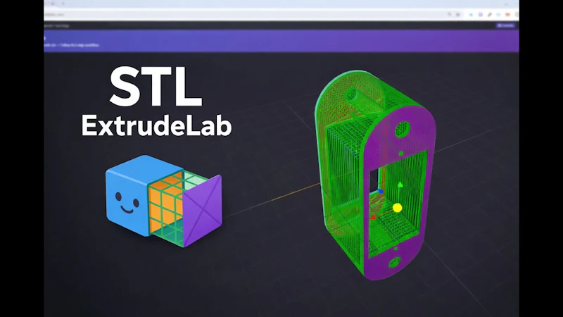 STL ExtrudeLab screenshot 1 (video preview)