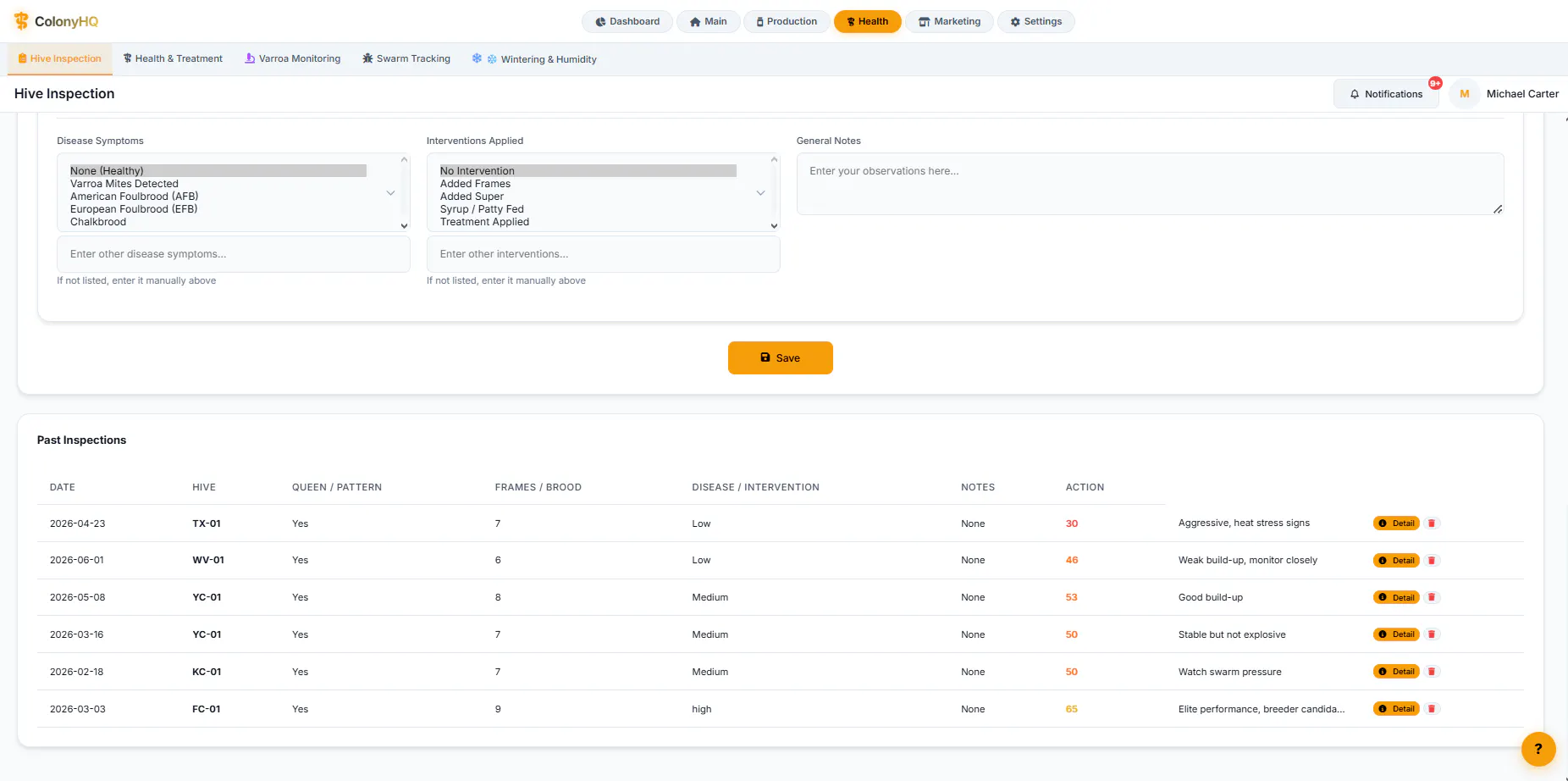 Beekeeping Web App Template gallery image