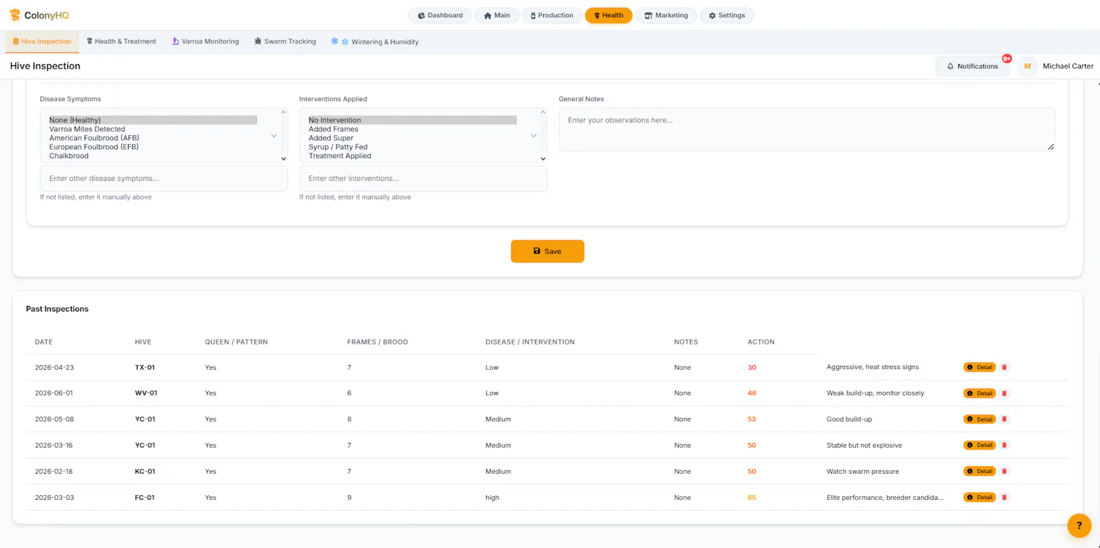 Beekeeping Web App Template screenshot 9