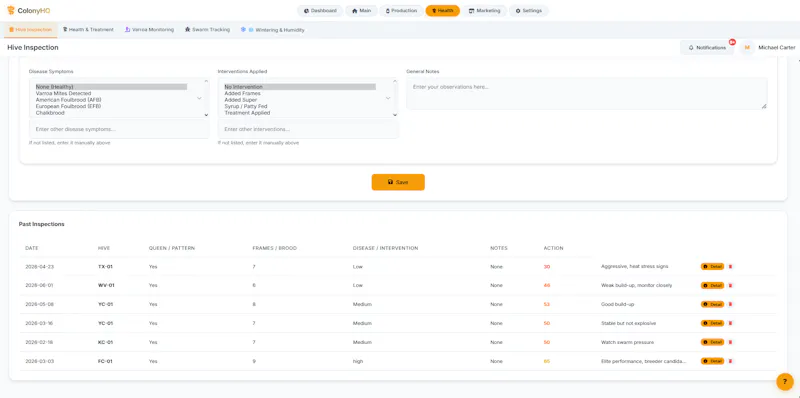 Beekeeping Web App Template screenshot 9