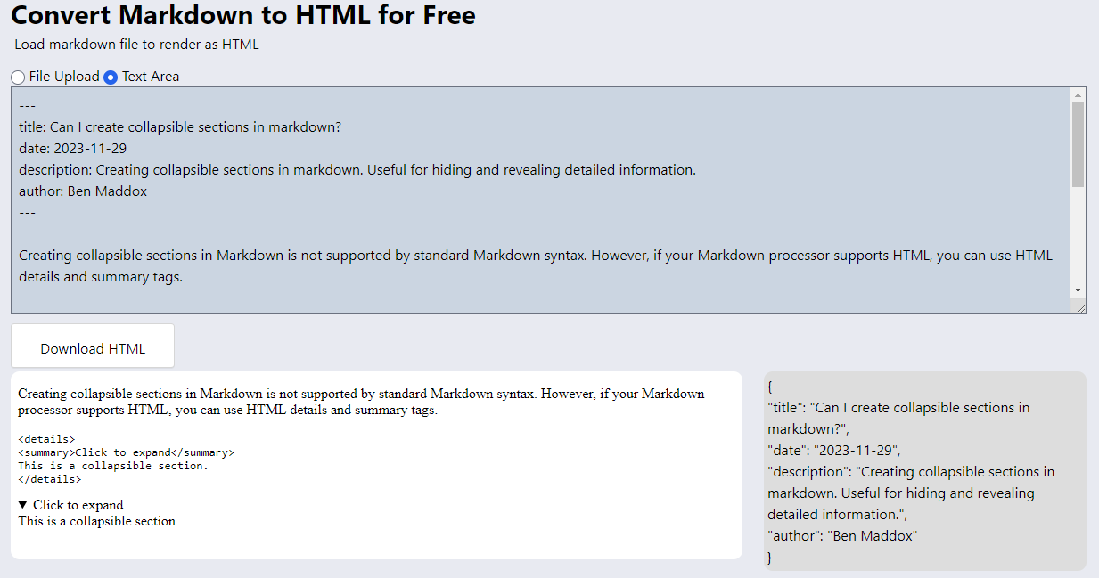 Mídia 2 de Caixa de ferramentas de marcação - Converter facilmente markdown em outros formatos