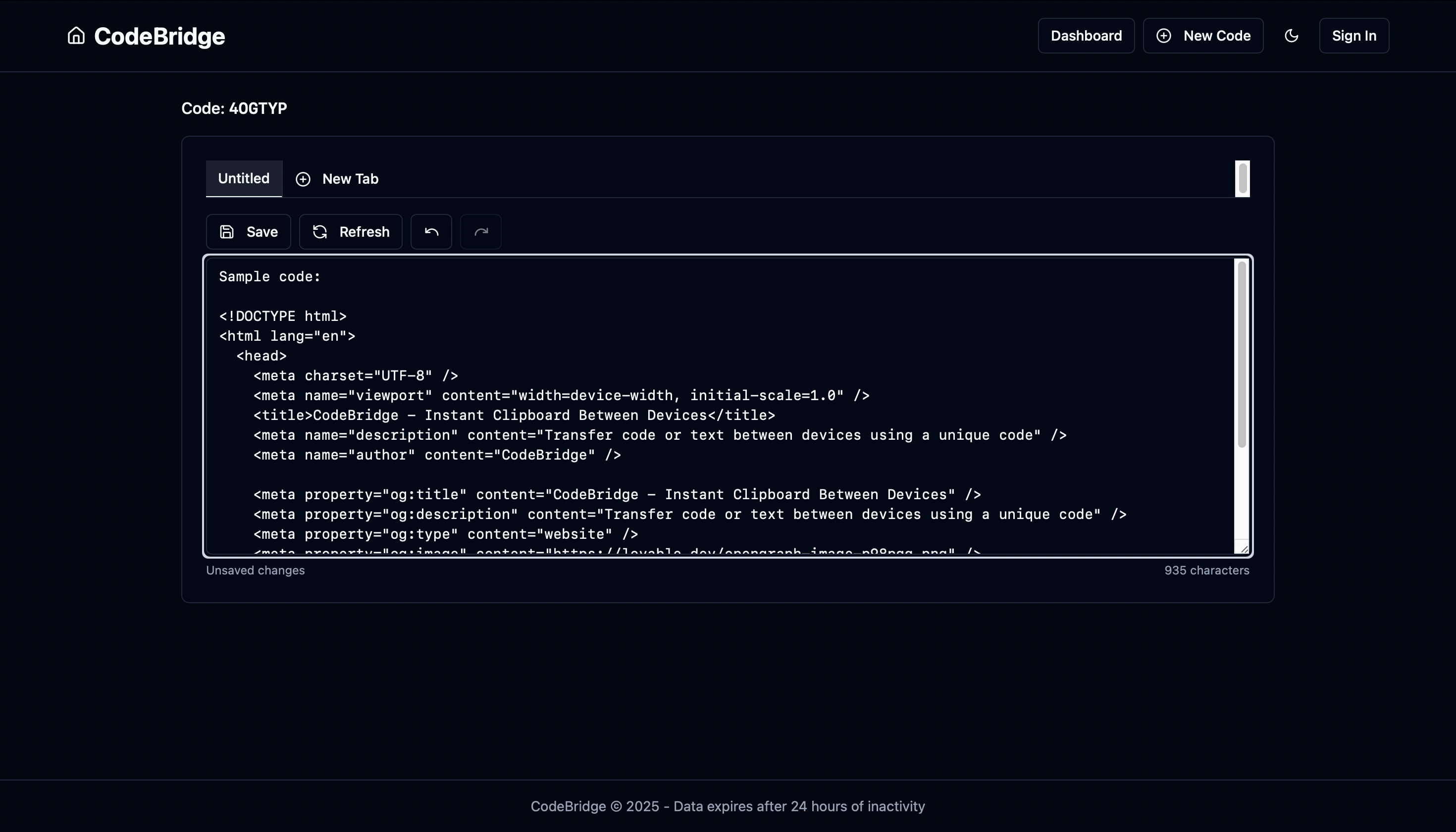 Media CodeBridge - Salin kod merentasi peranti dengan serta -merta - tiada log masuk, tiada persediaan 2