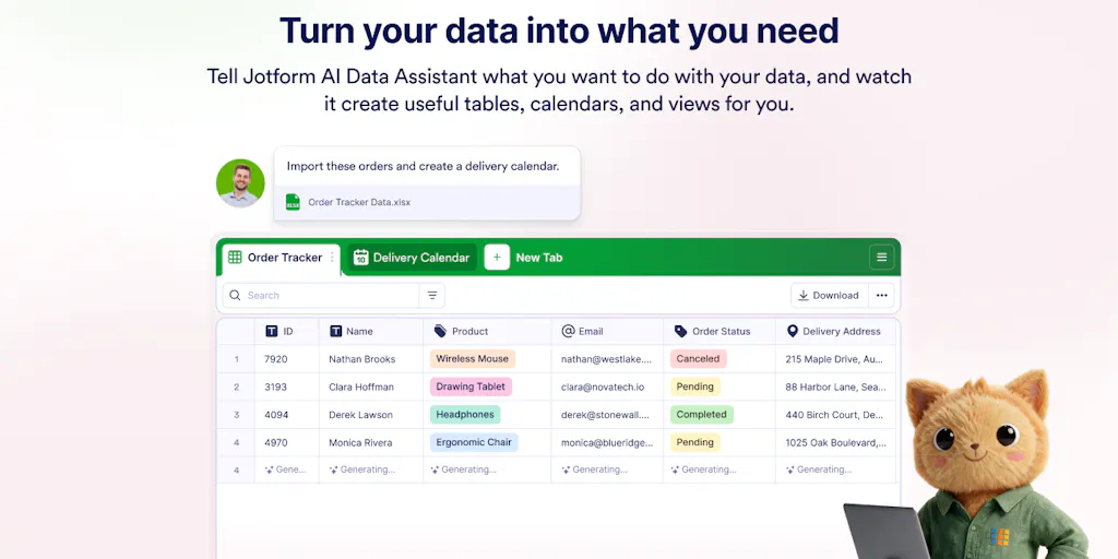 Jotform AI Data Assistant