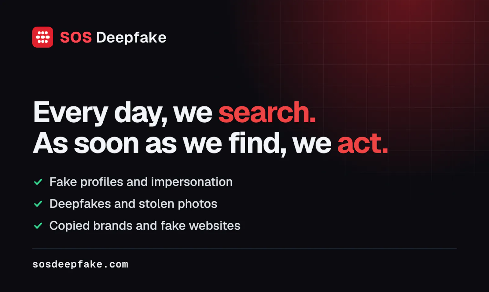 SOS Deepfake screenshot 3
