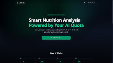 AI Health - Smart Nutrition Analysis gallery image