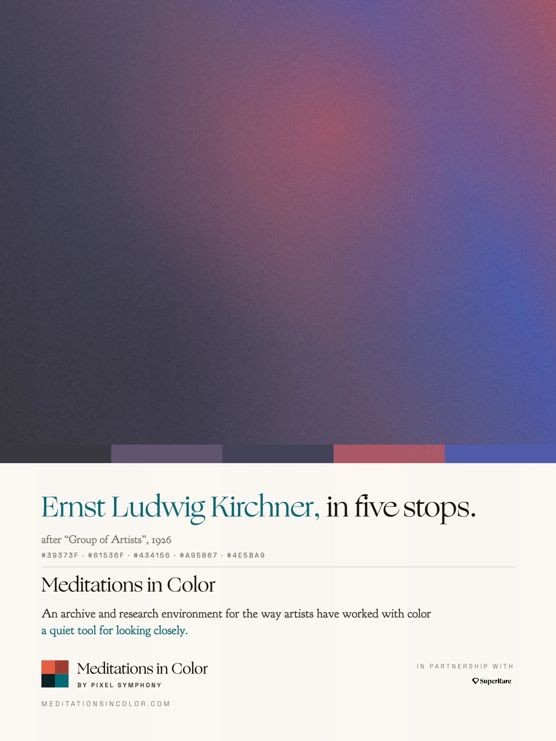 Meditations in Color gallery image