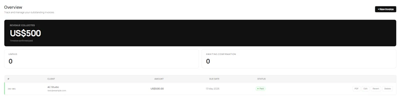 InvoicePaid? screenshot 3