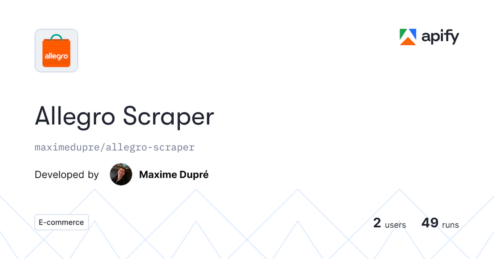 Allegro Scraper screenshot 1