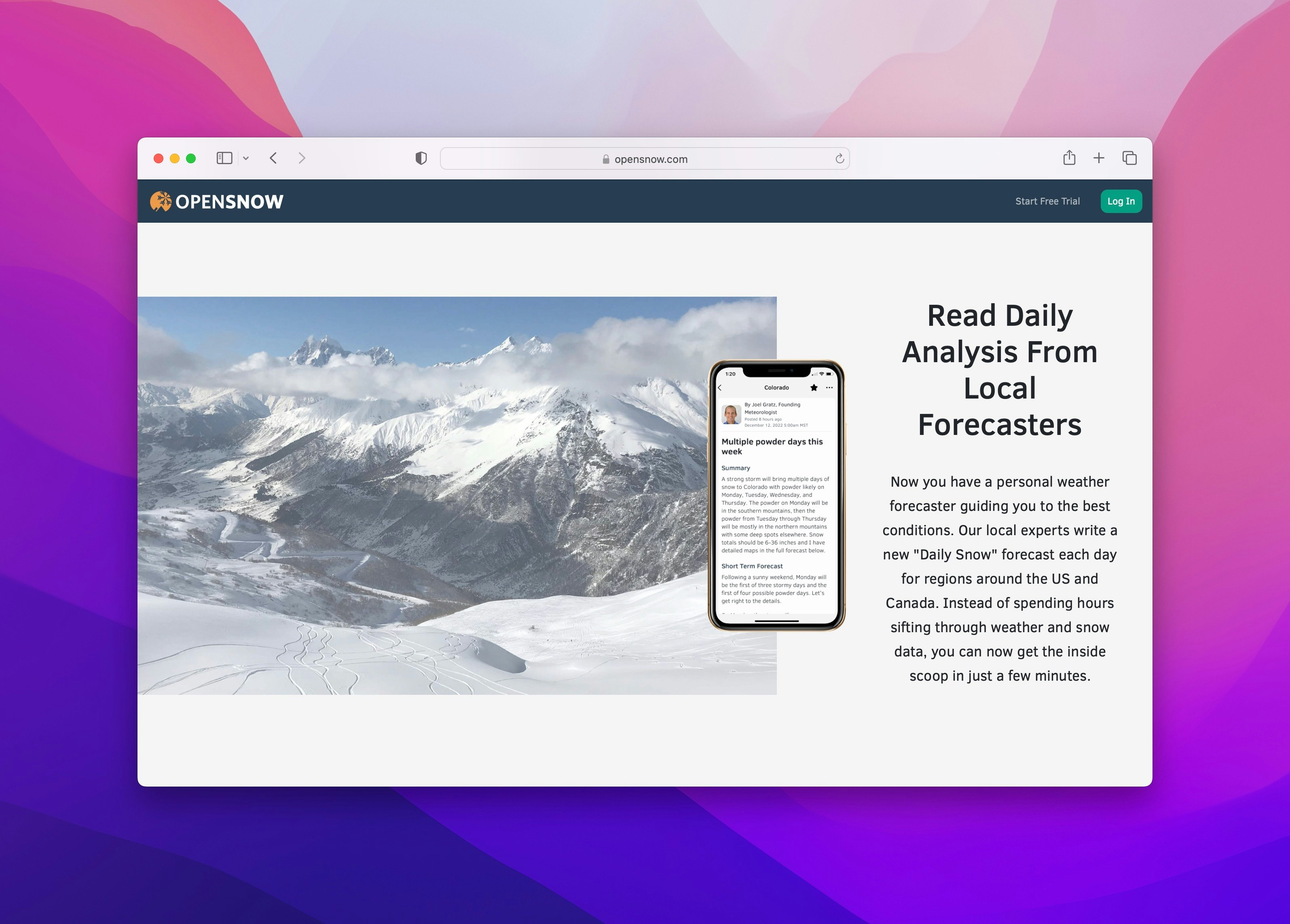 OpenSnow gallery image