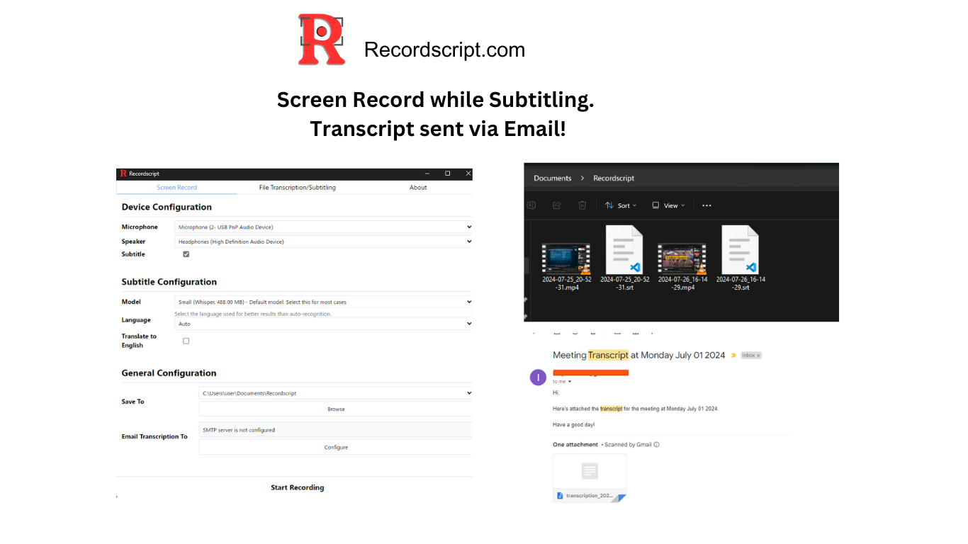 Recordscript cho Windows media 2
