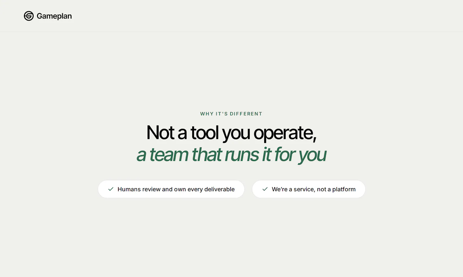 Gameplan screenshot 3