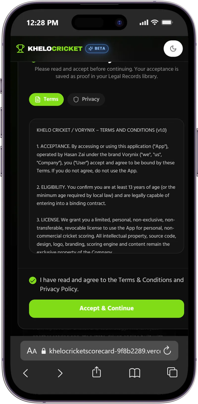 KhelocricketScorecard screenshot 5