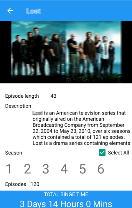 Television Binge Calculator gallery image