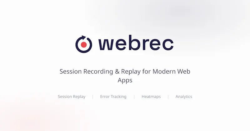 Webrec screenshot 1
