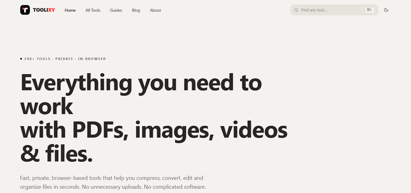 Toolixy screenshot 1