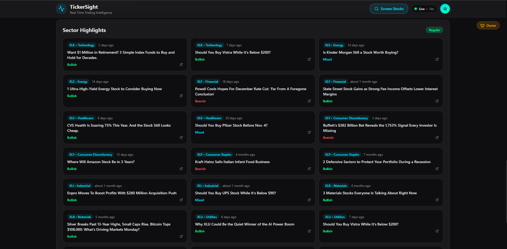 TickerSight  gallery image