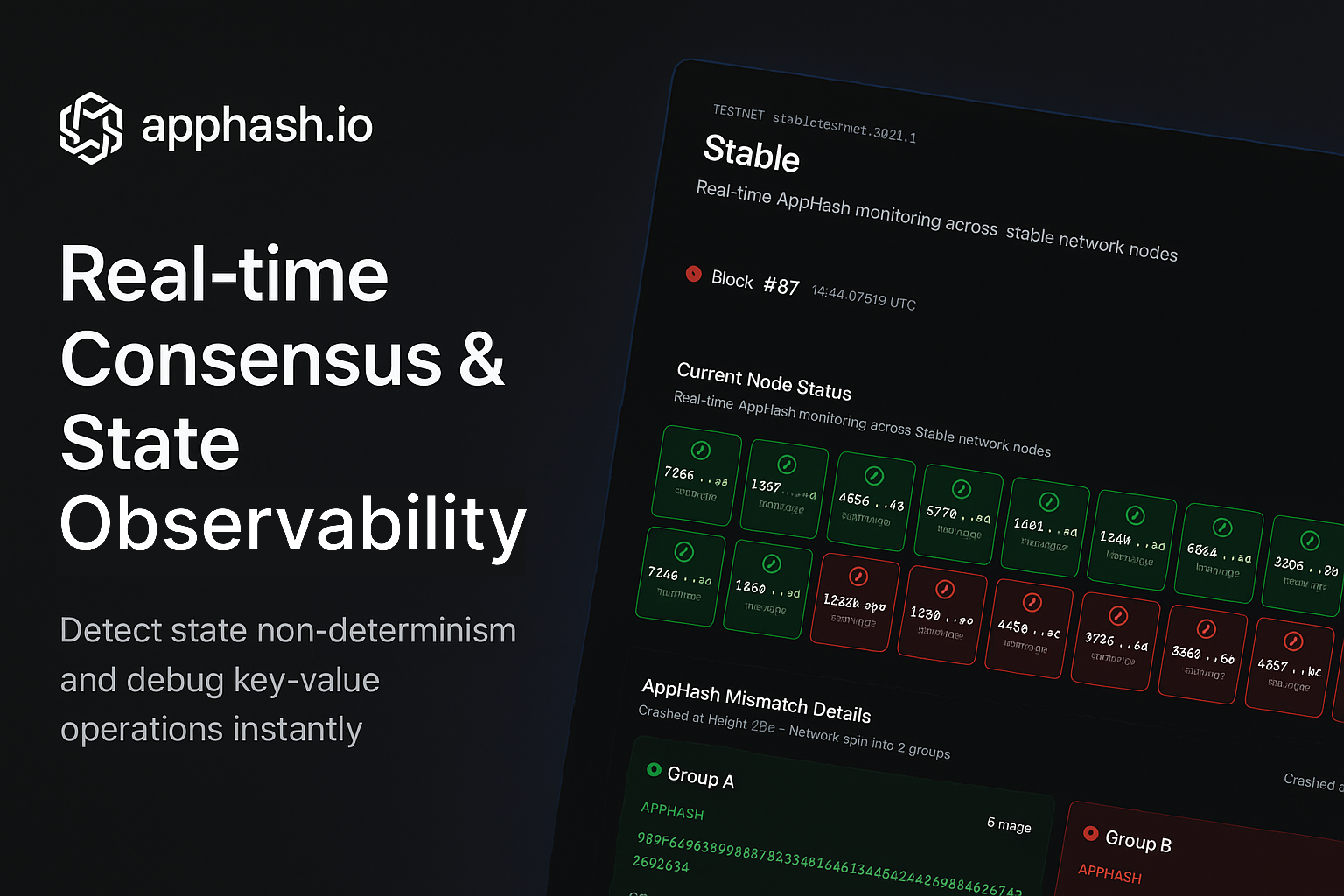 AppHash - Main product screenshot demonstrating key features and user interface