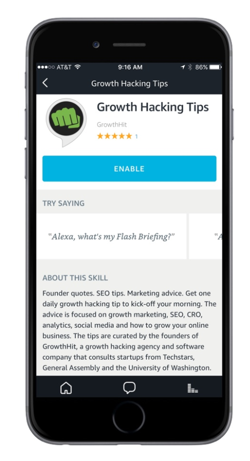 Growth Hacking with Alexa gallery image