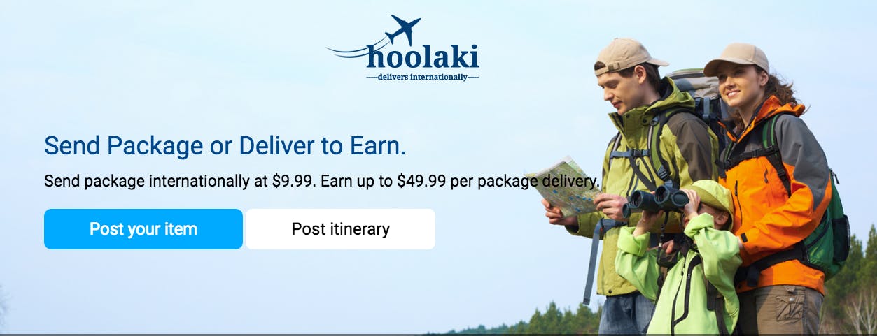 Hoolaki - Like Uber for International shipment media 1