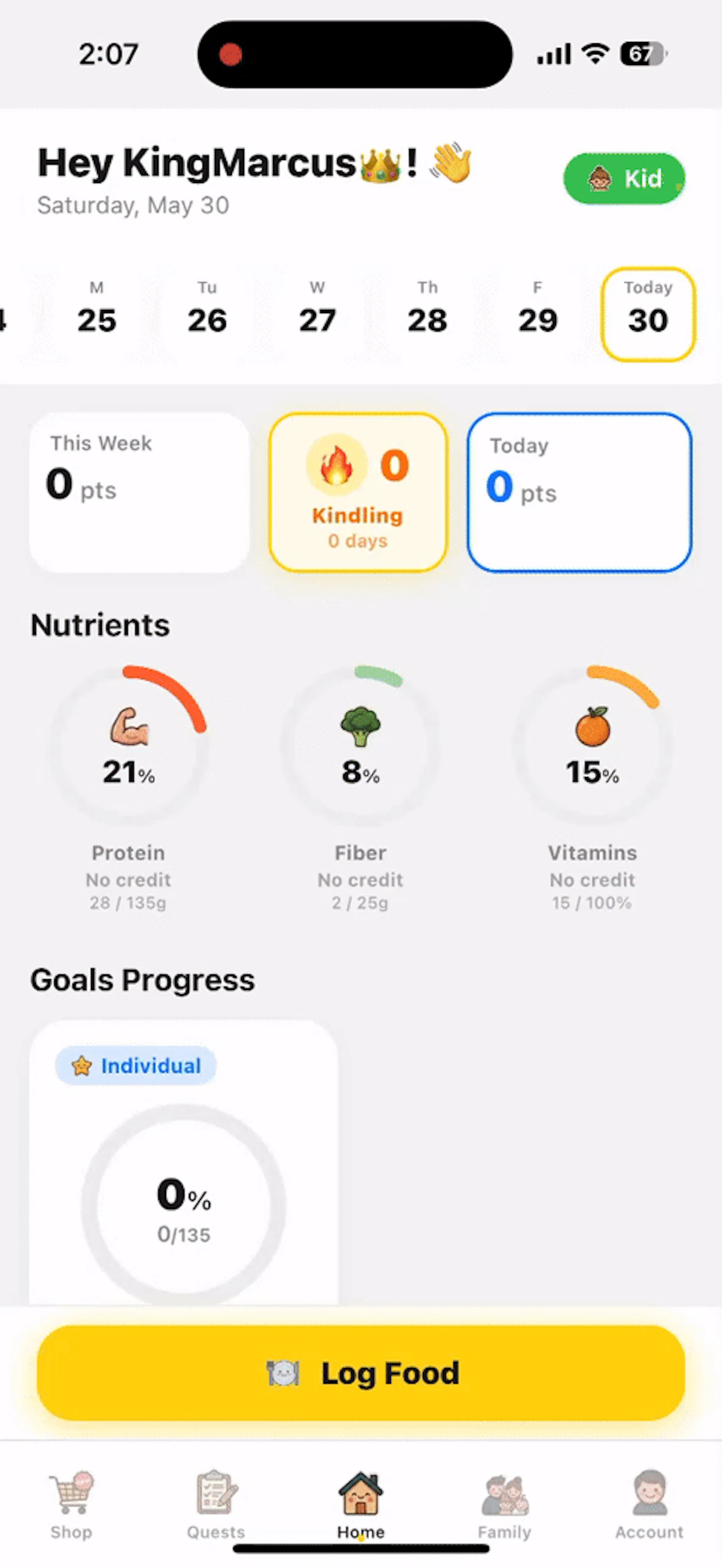 NutriQuest: Family Nutrition screenshot 1 (video preview)