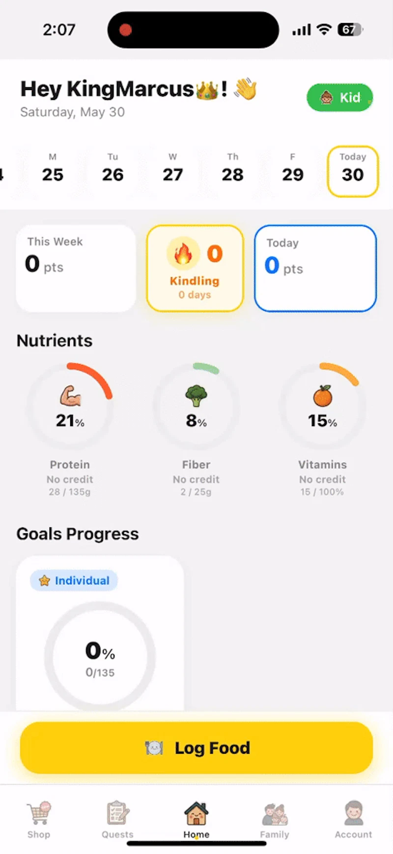 NutriQuest: Family Nutrition screenshot 1 (video preview)